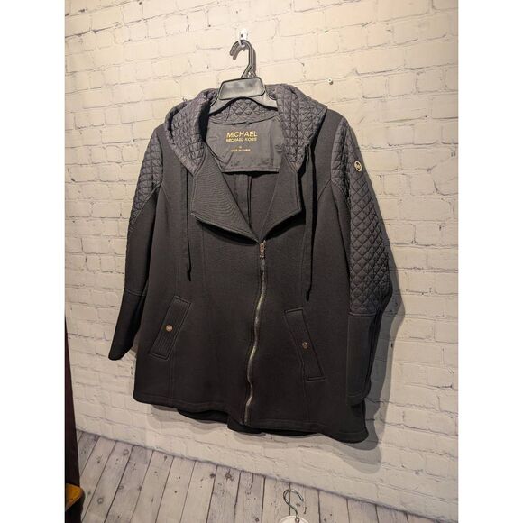 Michael kors black pea coat size 1X - Picture 2 of 9